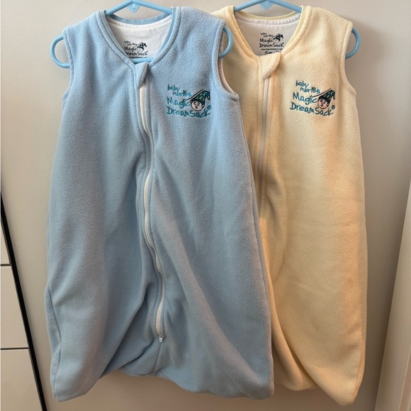 Baby Merlin Other - Set of 2 Baby Merlin's Magic Dream Microfleece Sleep Sacks — Small, 6-12 Months